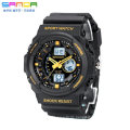 Sanda 241 men LED Digital Quartz Hot Sale High Quality Sport Wrist Watch Straps